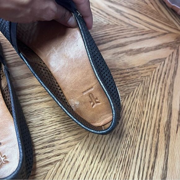 Pewter Melanie Perforated Leather Slip-On Sneaker - Picture 10 of 11